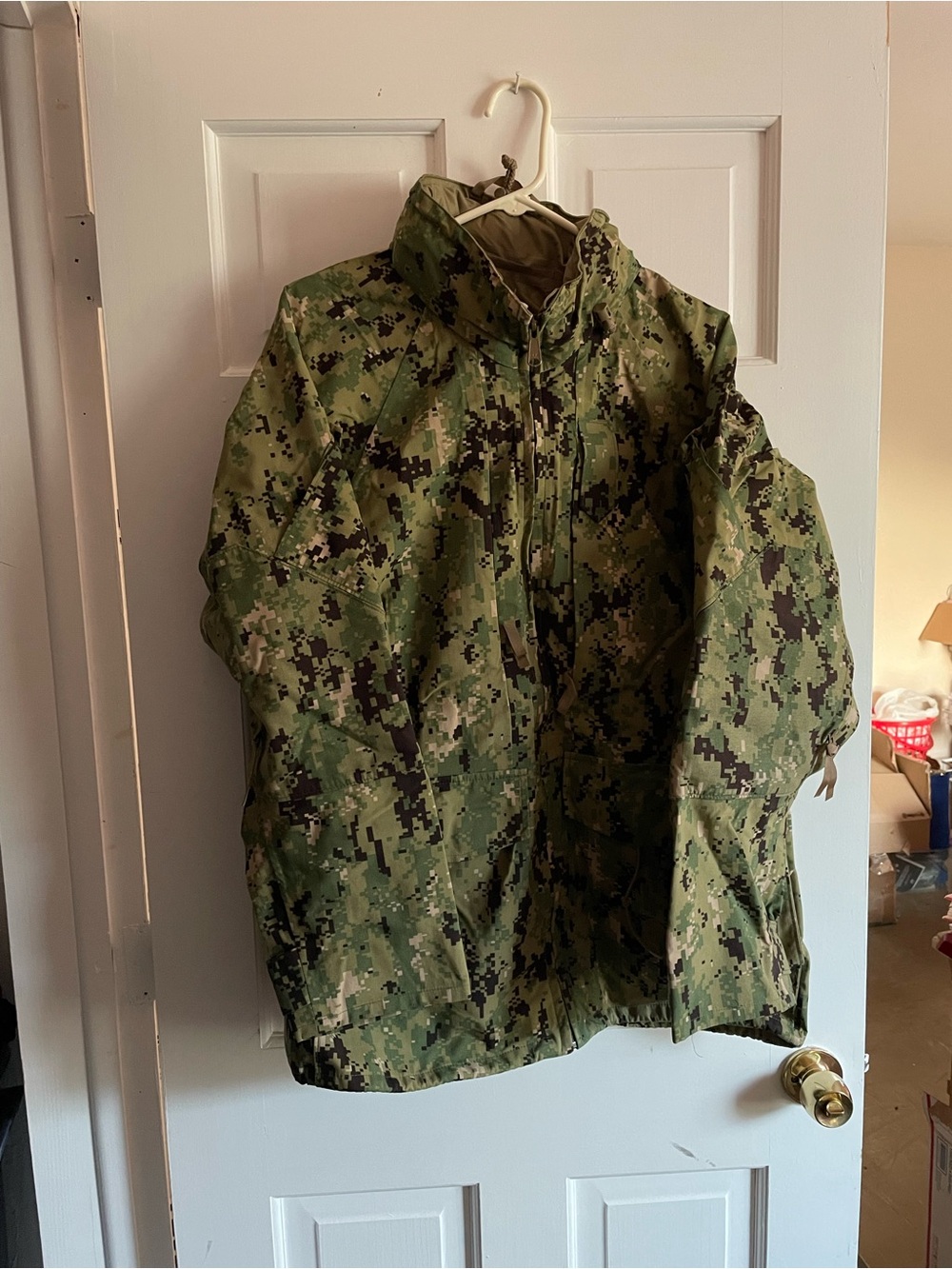 Men's Digital Camo Utility Jacket - Green